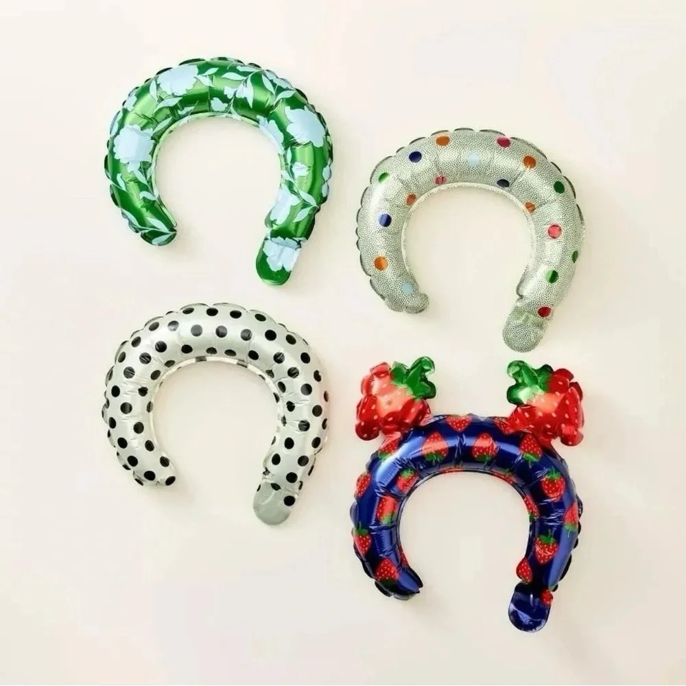 Kate Spade New York x Target set of 4 inflatable headbands limited edition NEW